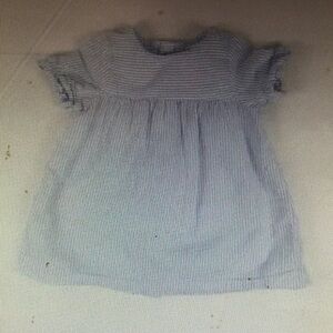 Kids Blue Striped Blouse